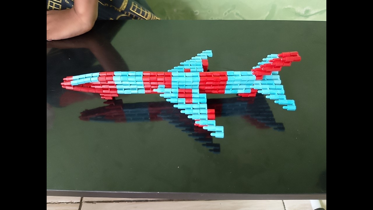 MEMBUAT PESAWAT TERBANG DENGAN LEGO JADUL #mainanjadul #bongkarpasang #pesawat
