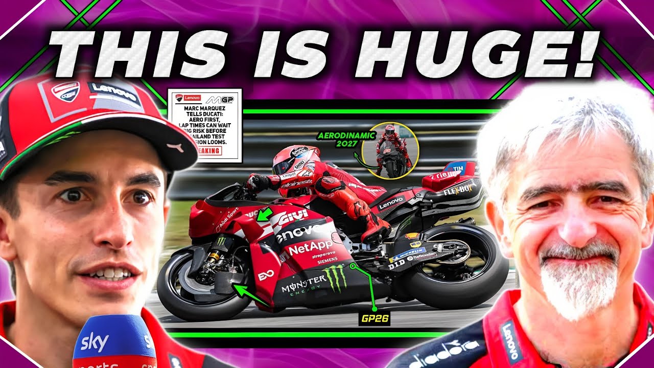 Marquez DROPS MAJOR BOMBSHELL on Ducati’s GP26 AERO Decision After Sepang Test! | MotoGP News