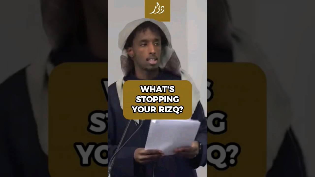 What's Stopping Your Rizq? | Mohamed Somali #islam #shorts #rizq