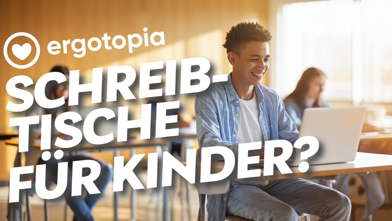 H&ouml;henverstellbarer Schreibtisch f&uuml;r Kinder | Ergotopia Desktopia Pro X
