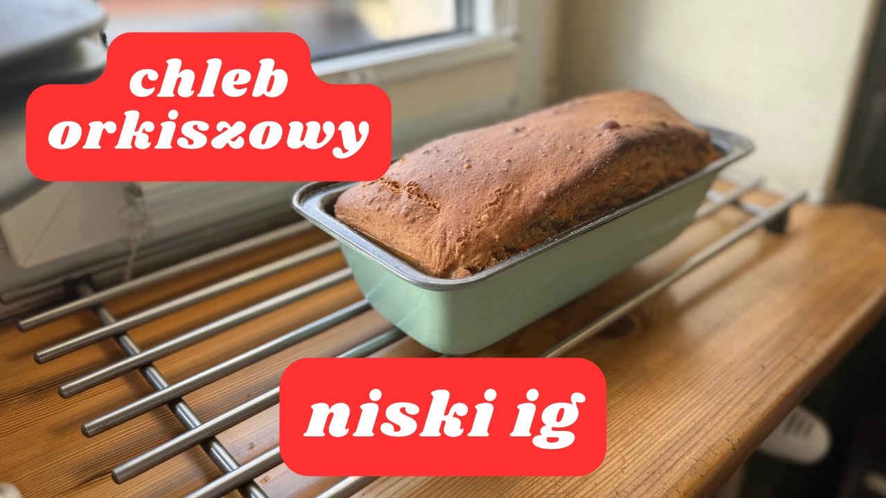 CHLEB ORKISZOWY DLA INSULINOOPORNYCH/BEZ MIKSERA/BEZ WYRABIANIA/NAJLEPSZY JAKI JADŁAM/Z NISKIM IG