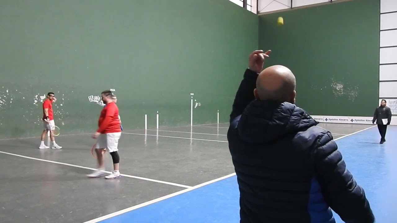 Frontenis  Valencia  liga  DH   Cheste B-Cuart P.  B (7-3-26)  Gerardo- Ferran  2º set