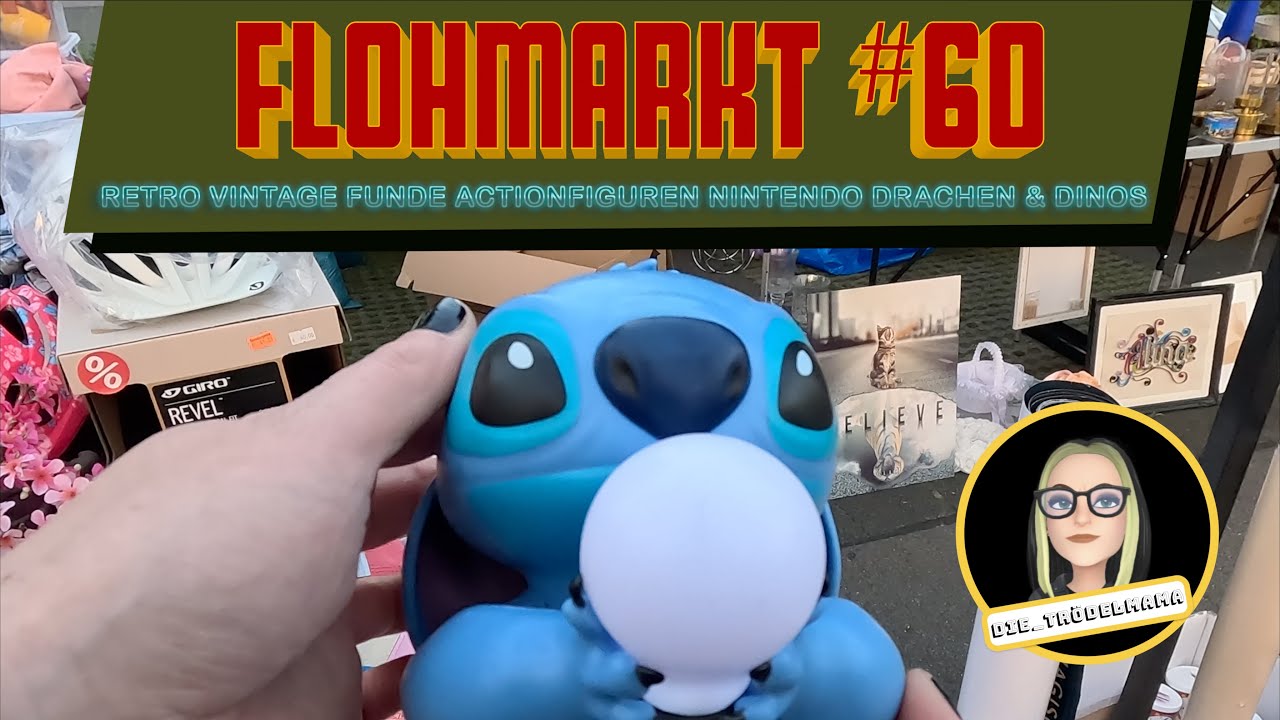 Flohmarkt #60 - Retro Vintage Funde Actionfiguren Nintendo Drachen und Dinos