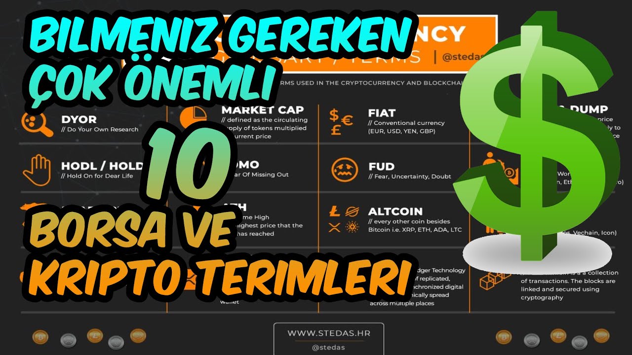 10 &Ouml;NEMLİ TERİM! Borsa ve Kripto 'da Sık&ccedil;a Kullanılan 10 &Ouml;nemli Terim Kripto ve Borsa Terimleri