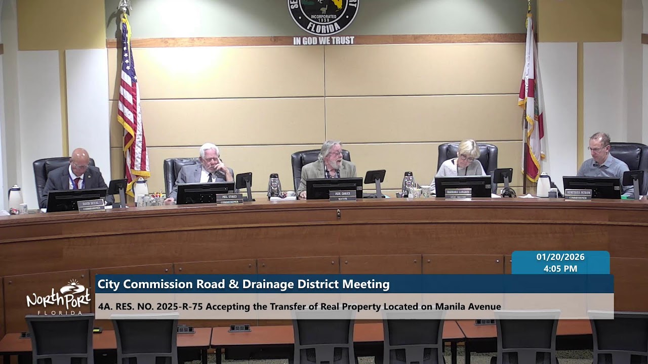 City Commission Road & Drainage District Meeting 2026-1-20