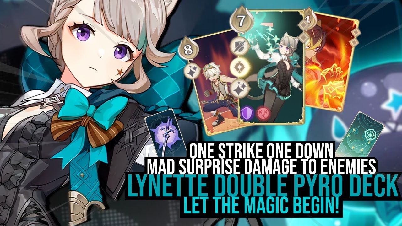 Her Talent Card is Very Spectacular | Lynette Genshin TCG | Genshin Impact TCG