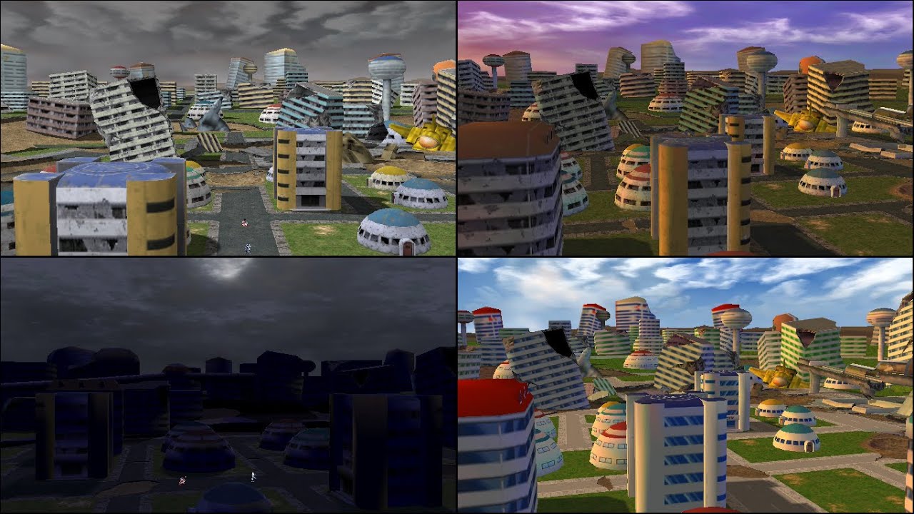 DBZ Tenkaichi Tag Team: [DESCARGA] - Pack Mapas Port BT3 (Ciudad En Ruinas)