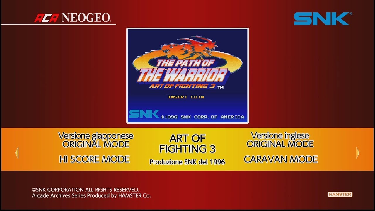 ACA NEOGEO Art of Fighting 3 (Switch) First Look on Nintendo Switch - Gameplay