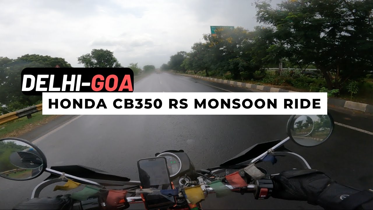 Delhi to Goa Bike Trip on a Honda CB350 RS | Monsoon Ride to Mumbai | Vlog 4