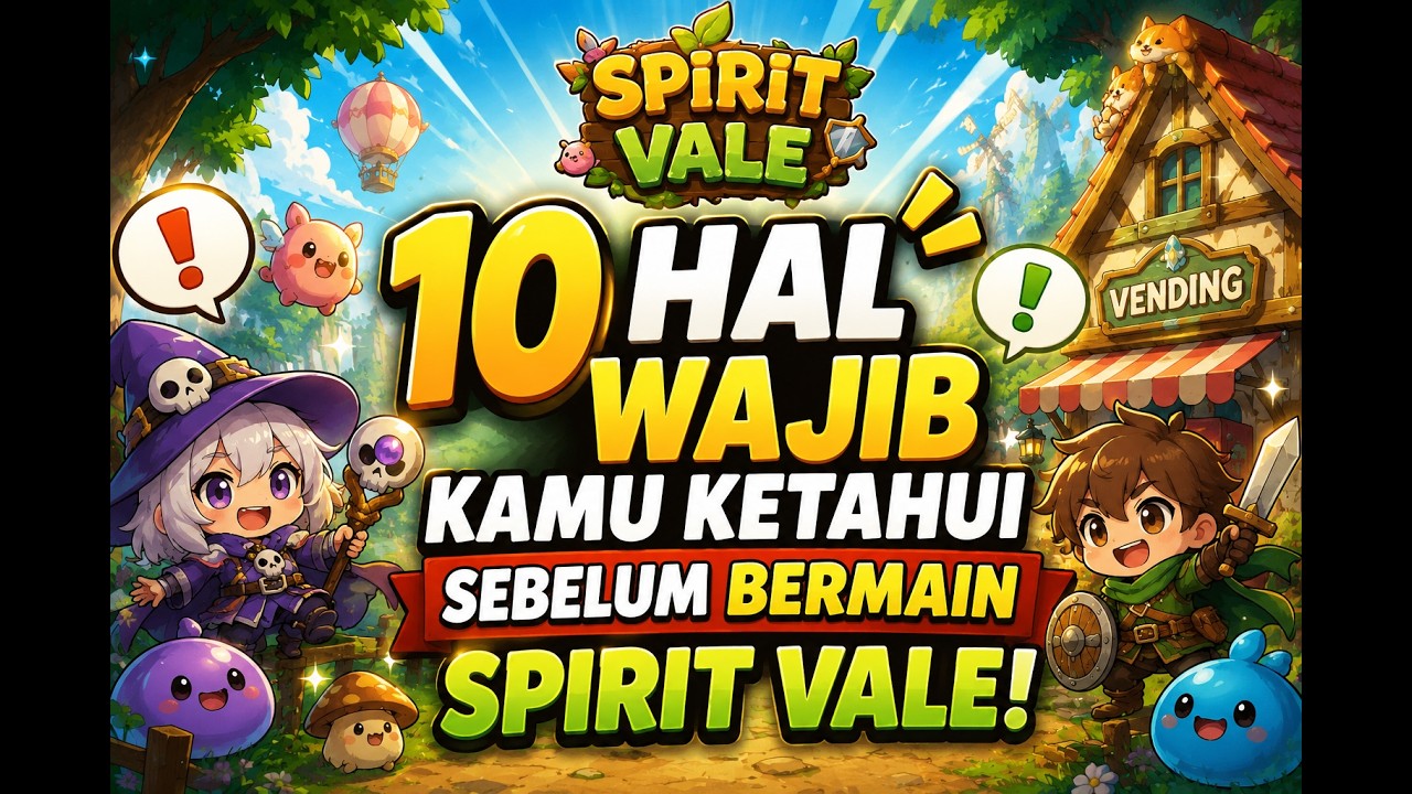 10 HAL WAJIB SEBELUM MAIN SPIRIT VALE !