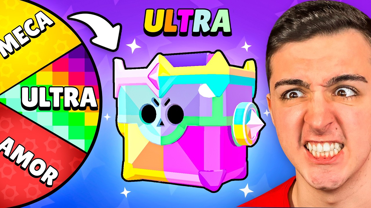 LA RULETA HACKEADA elige mi ULTRACAJA en BRAWL STARS 😱🚨