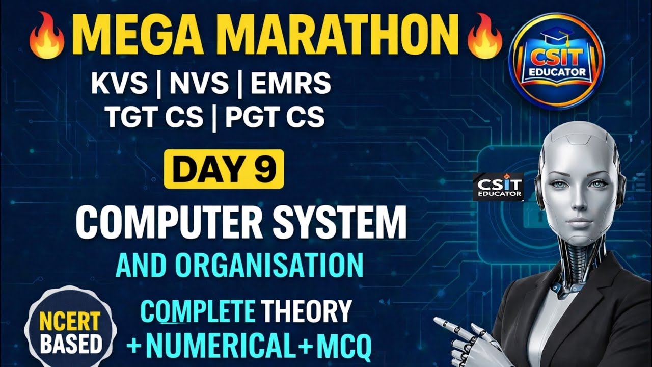 Complete Computer System and Organisation MCQ | numerical |SUMMARY  #emrs  #nvs  #kvs