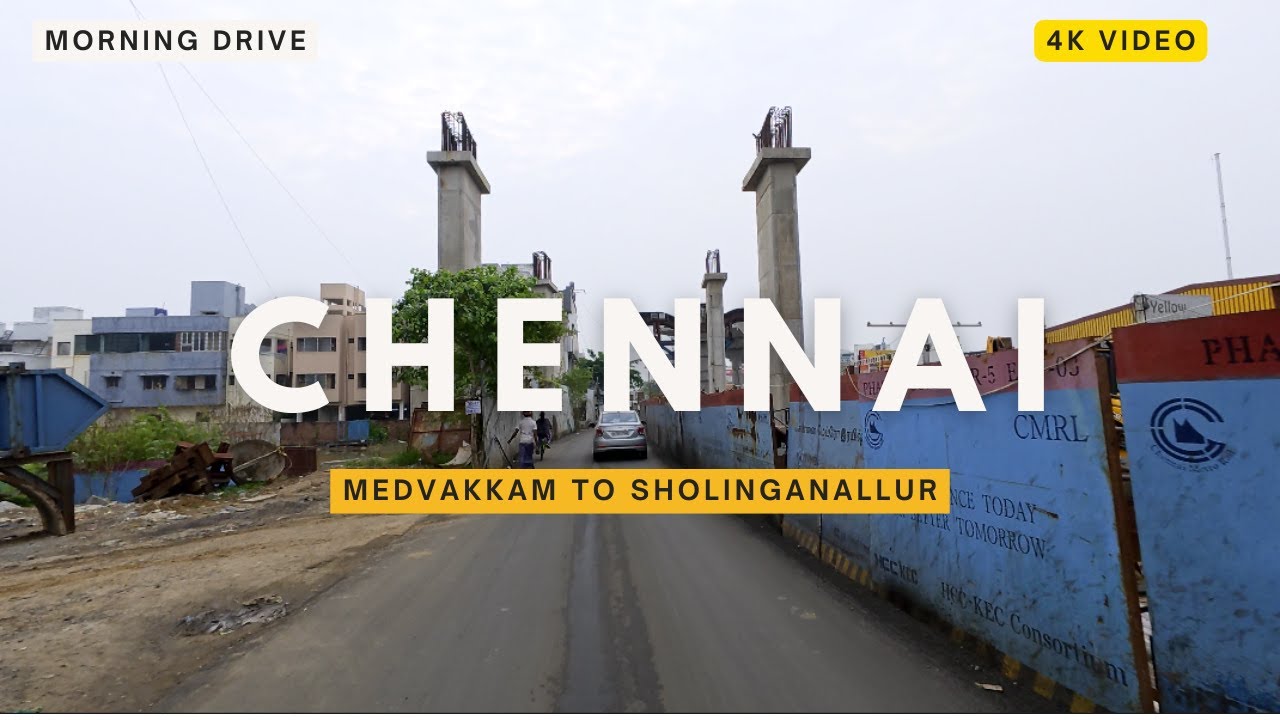 Chennai OMR drive Part #1| Medavakkam to Sholinganallur #chennai #medavakkam #sholinganallur #omr