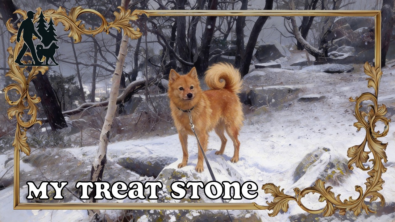 Finnish Spitz Finds Snow at Last