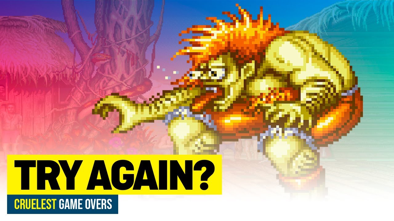 The 20 Cruelest Arcade Game Over Screens