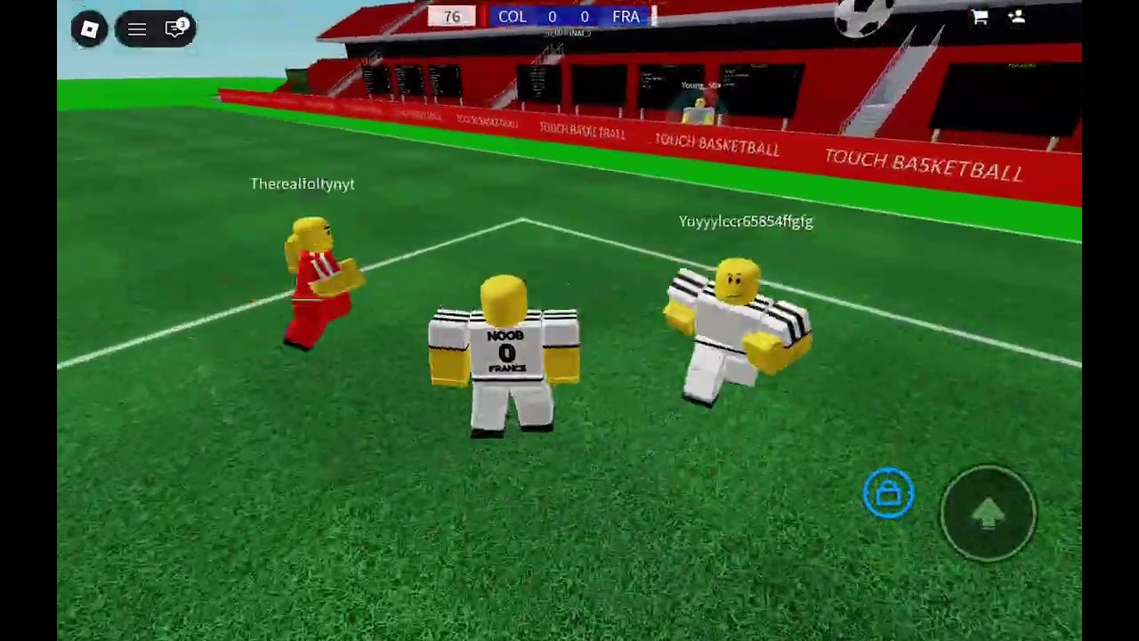 Today guys we are playing touch soccer 
