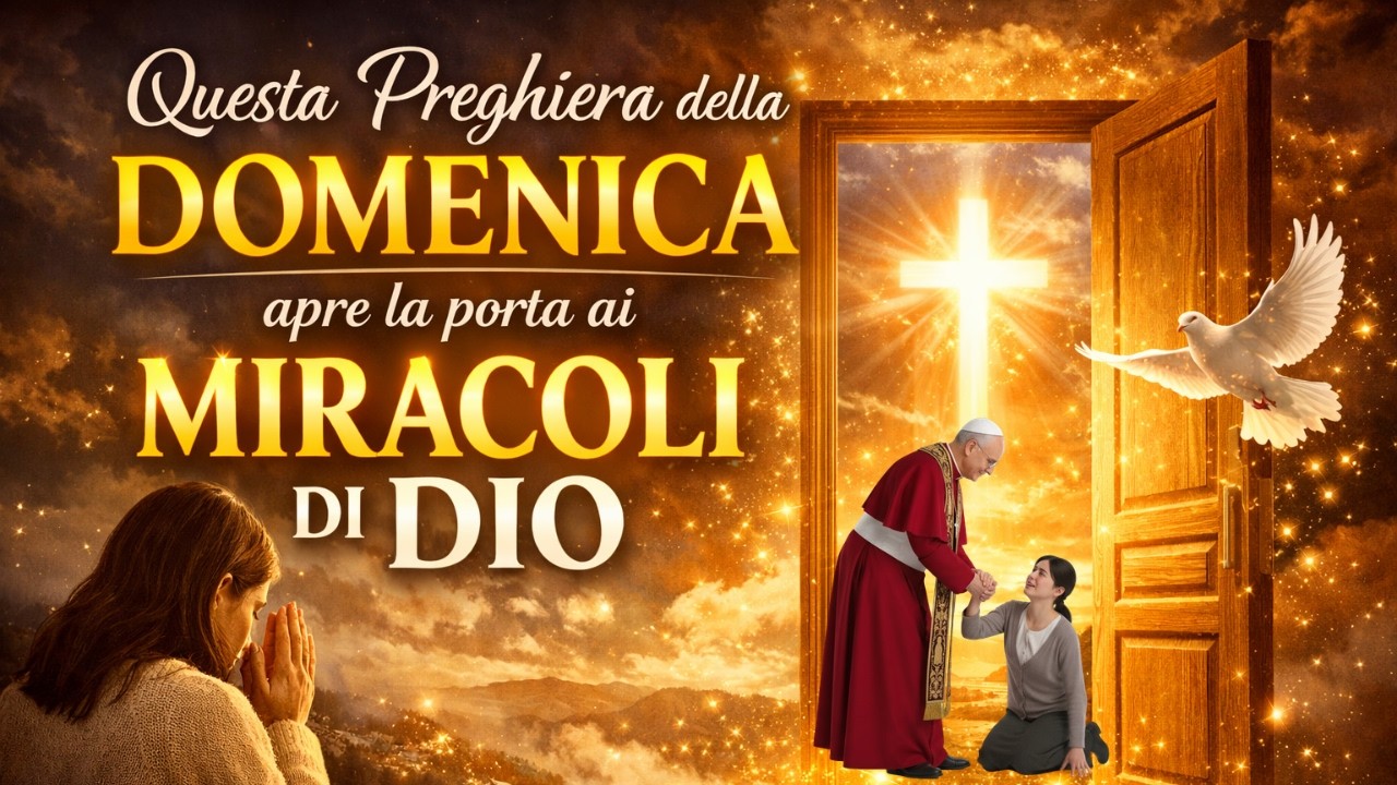 Questa Preghiera della Domenica apre la porta ai miracoli di Dio