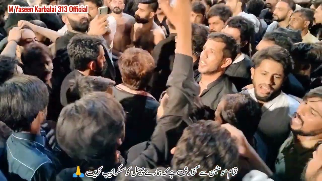 Matmi Sangt Pak Sajjad as - 7 Muharram 2022 At Chiniot Bazar Faisalabad.