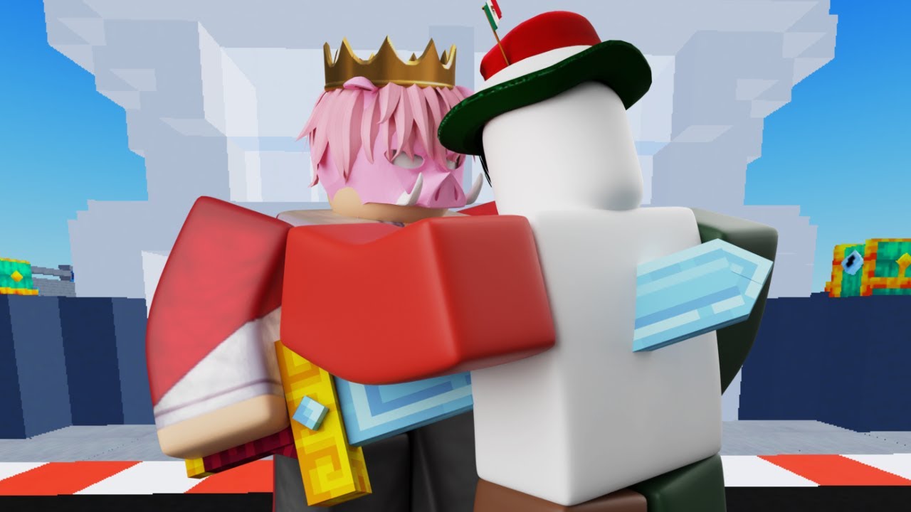 Fighting The GOAT of Skywars? (Roblox)