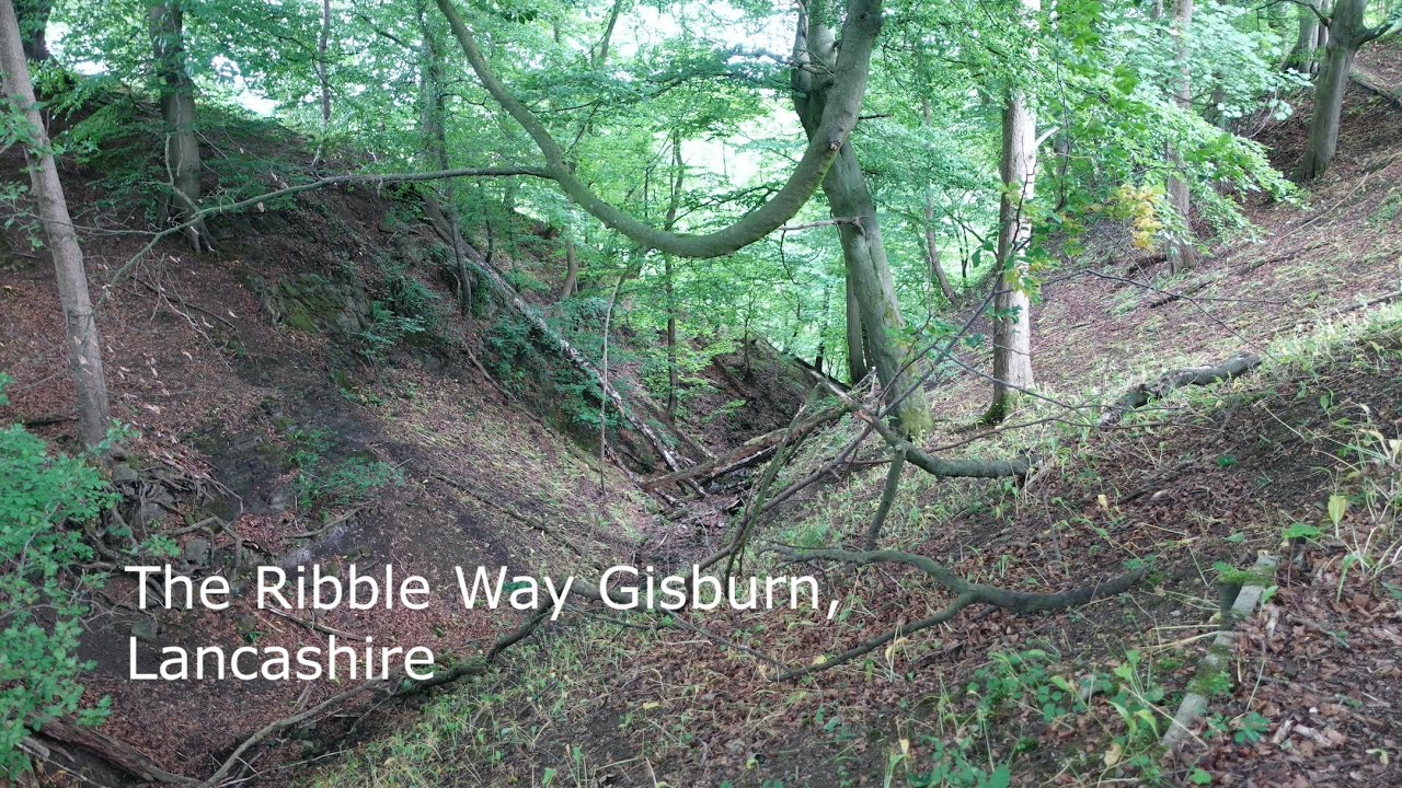The Ribble Way from Gisburn, Clitheroe, Lancashire