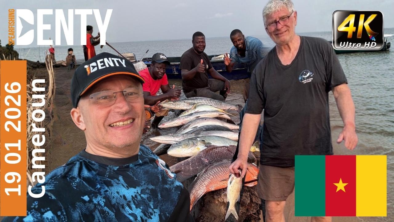 Chasse sous-marine extrême – Dernier jour à Douala (Cameroun) | Courant violent & gros poissons