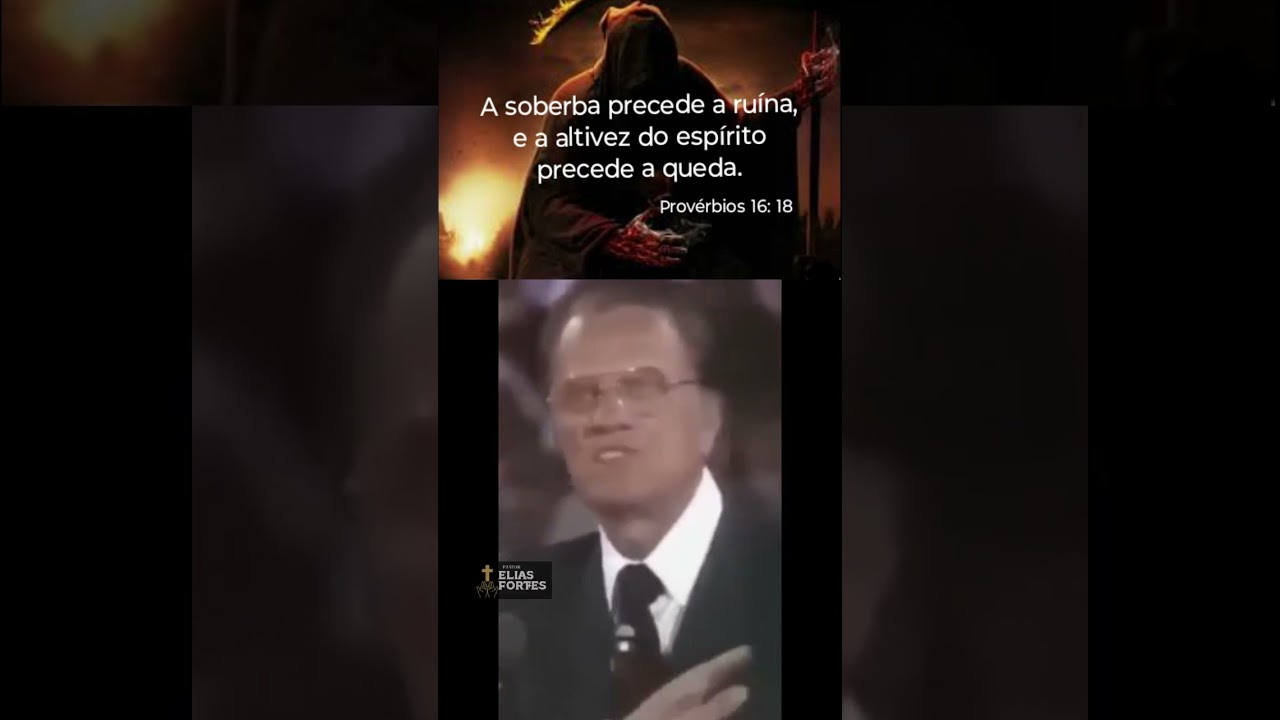 A soberba precede a ru&iacute;na, e a altivez do esp&iacute;rito precede a queda - Prov&eacute;rbios 16: 18