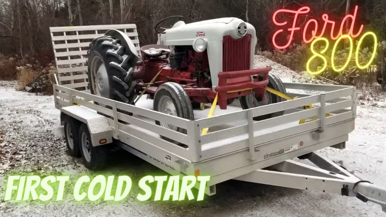 Let&rsquo;s try a cold start on the Ford 800 tractor... -6c or 21f