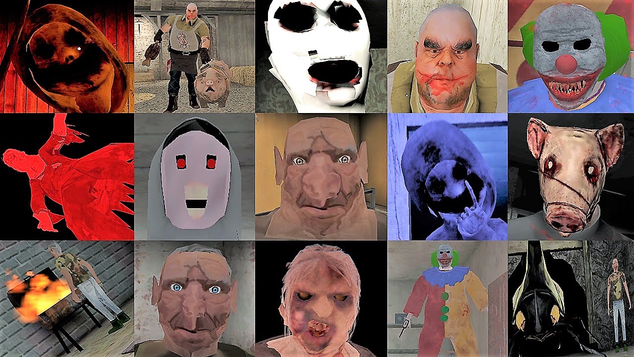 Bad Endings Battle | The Twins Mr Meat Jeff The Killer Clarise Cursed House Teddy Freddy The Mask &+