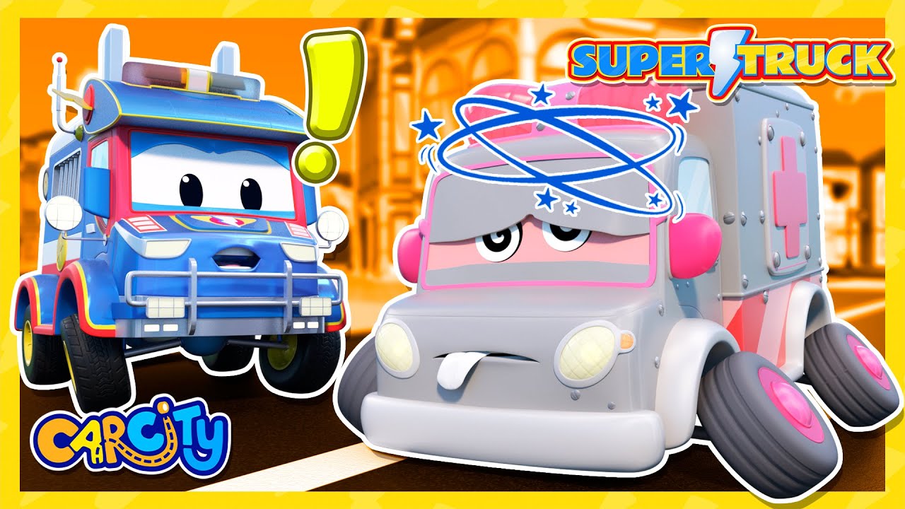 🚨Best of Car Accident Episodes | Ambulance Car🚑 | Road Safety Tips for Kids | Super Truck