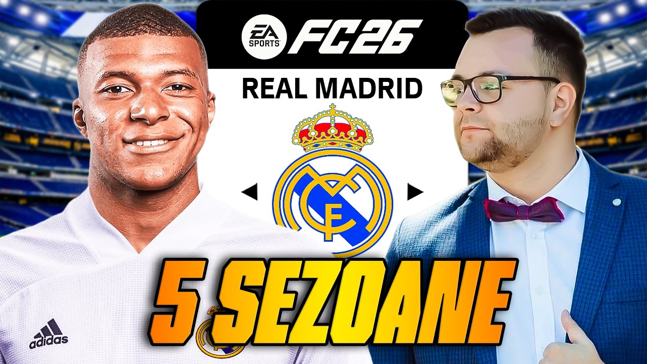 5 Sezoane Ca Antrenor La Real Madrid In FC26!