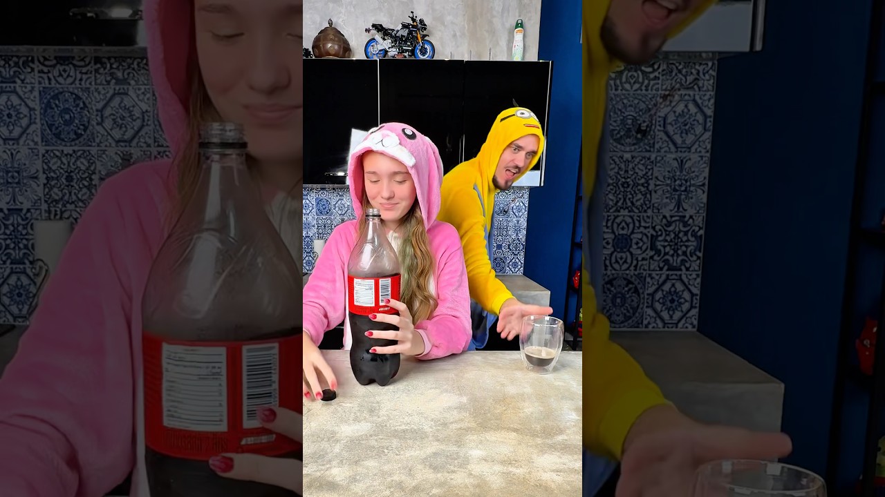 Как вам нравится газировка &laquo;Кока-кола&raquo;? 😎🥤😝 #шорты #тренд #смешно