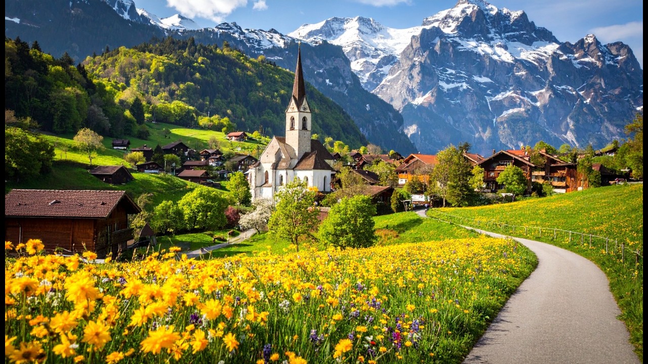 The Most Beautiful Fairytale Swiss Village 🇨🇭 Iseltwald Switzerland