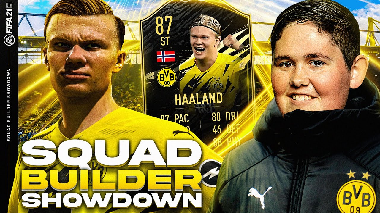 Fifa 21 Squad Builder Showdown Advent Calendar Day 4!!! SECOND INFORM HAALAND!!! v AJ3!