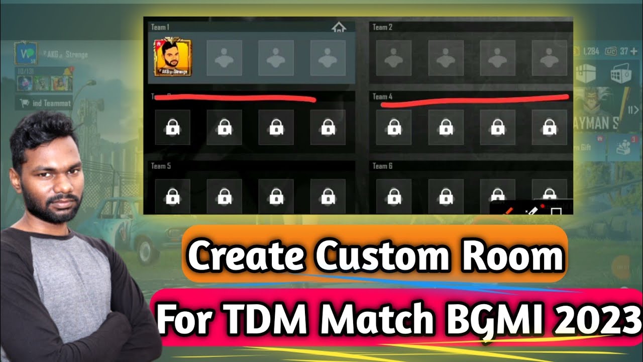 How To Create TDM Custom ROOM in BGMI 2023 Hindi | Pubg Custom Room kaise Banaye 2023