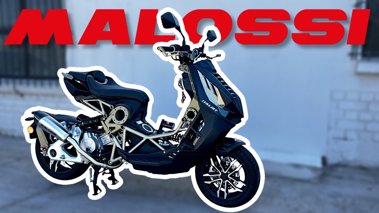 Upgrading this Italjet 200 with a FULL MALOSSI DRIVE and FULL MALOSSI EXHAUST