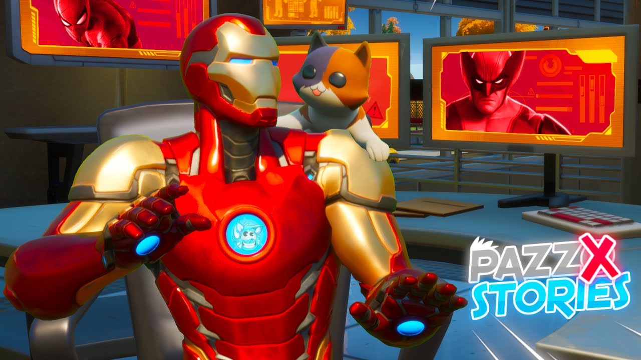 LE VERE ORIGINI DELLA STARK INDUSTRIES 🎬 FILM 🎬 Fortnite Stories Pazzox