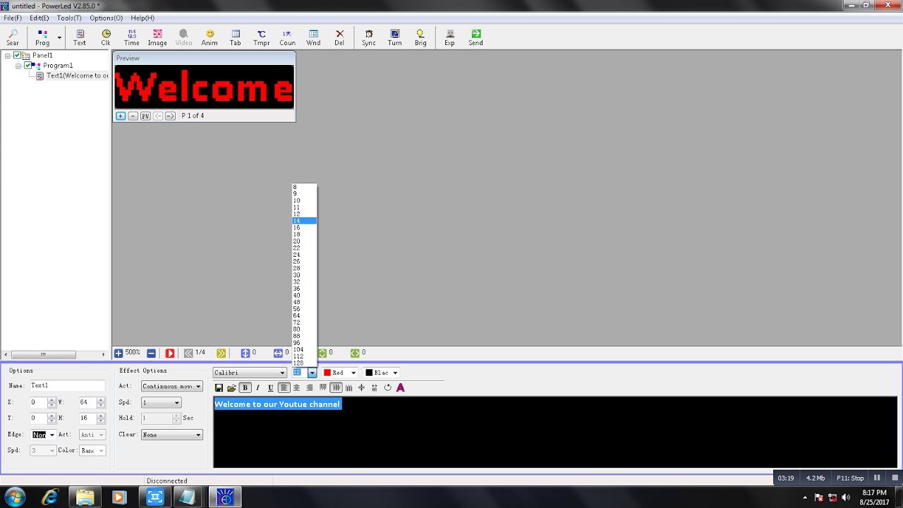 How to Install Power LED Software  and create New Program