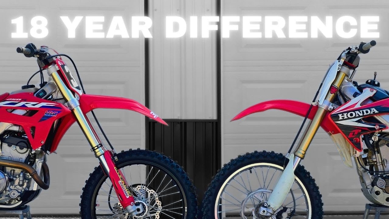 What's The Better 4-Stroke 250? Fuel Injected? Or Carbureted? | 2023 CRF 250R VS. 2006 CRF 250R