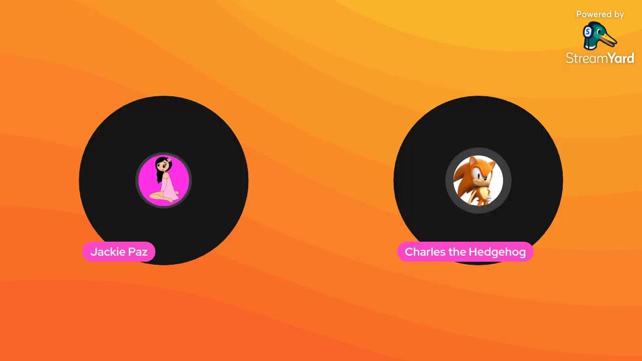 Jackie Paz's StreamYard | Having a Chat with My Romance Friend Charles 🧡💖🤗💖🧡