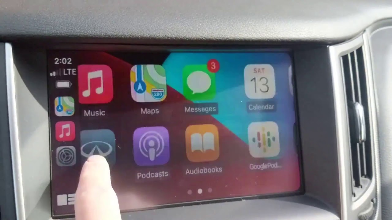 Carplay setup for Infiniti Q50 Q60 QX50 2015, 2016, 2017, 2018, 2019