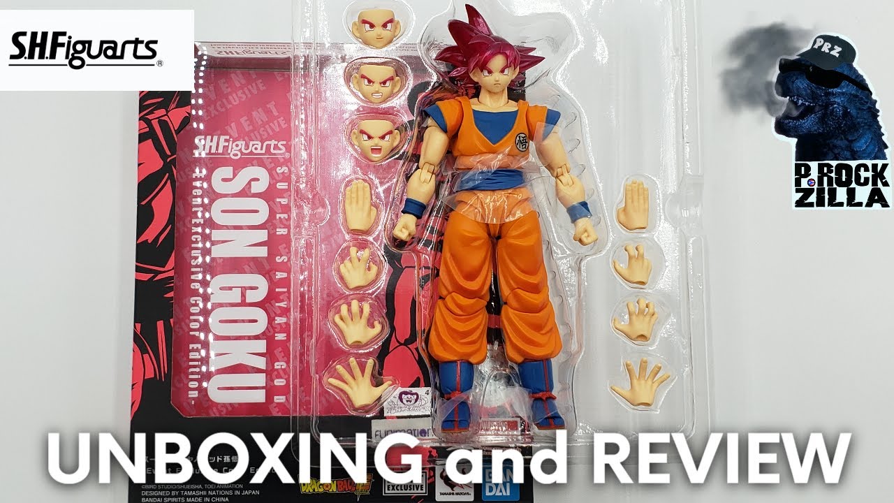 S.H.Figuarts SUPER SAIYAN GOD SON GOKU Event Exclusive Color Edition Unboxing & Review