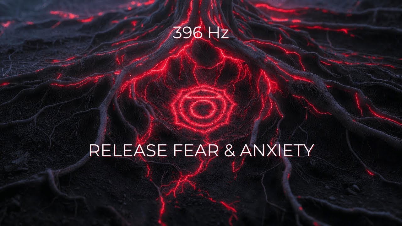 396 Hz Root Chakra Healing 🌑 | Release Fear & Guilt | Deep Grounding | 8 Hours