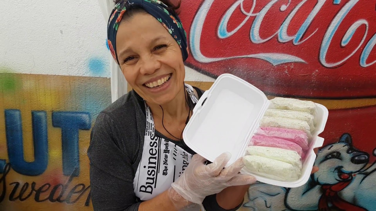 Raquel das Tapiocas Coloridas no Bazar Empreendamas
