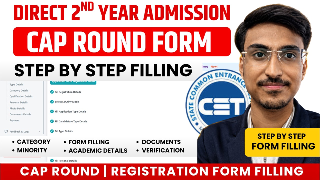 DSE CAP Form Filling 2026 Step-by-Step | Direct 2nd Year Engineering Admission #dse #msbte