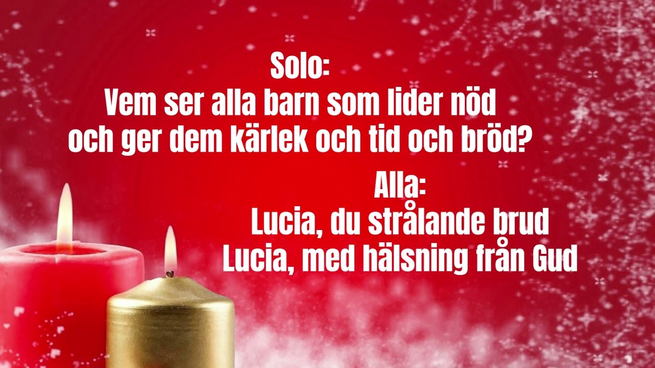 Lucia, du strålande brud