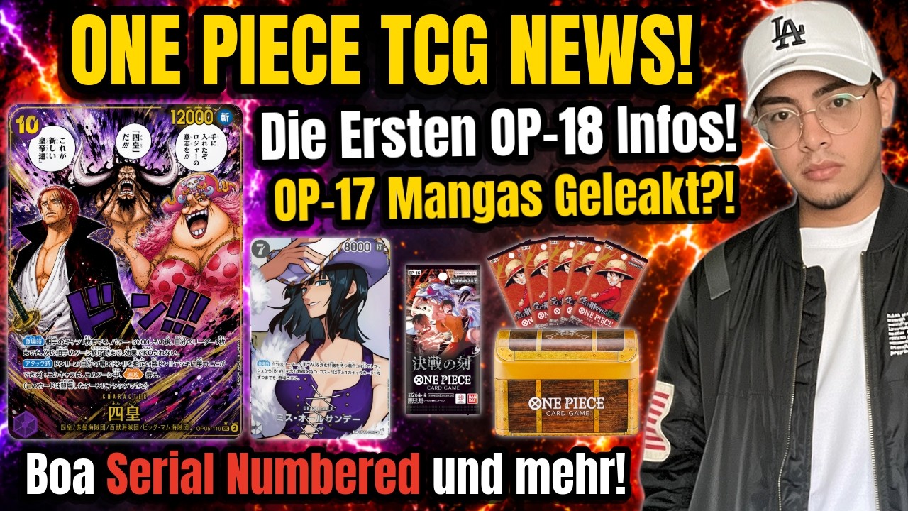 OP-17 Mangas GELEAKT?! + Die ersten OP-18 INFOS sind da! | One Piece TCG News