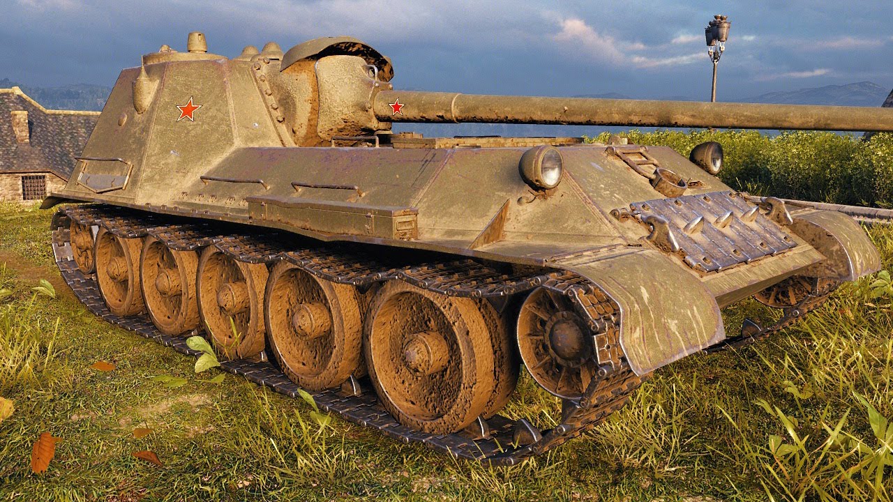 SU-100M1 - 1 VS 5 - World of Tanks