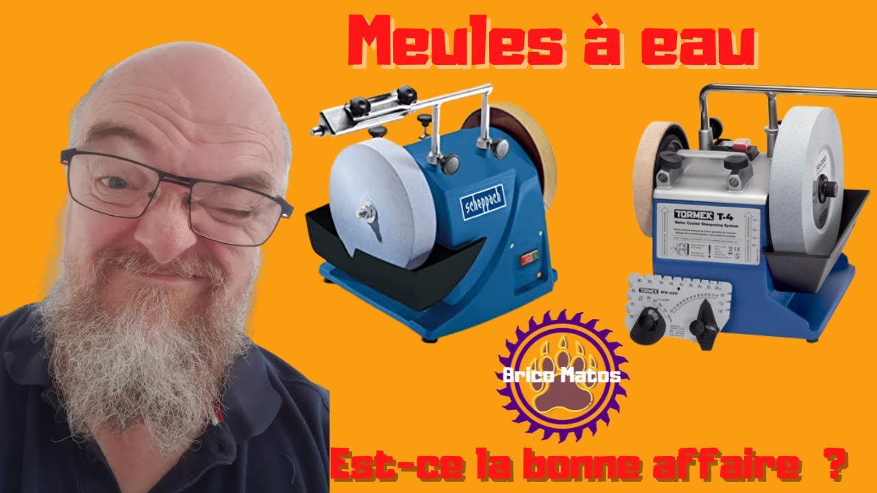 Les Meules à eau pour l'affûtage