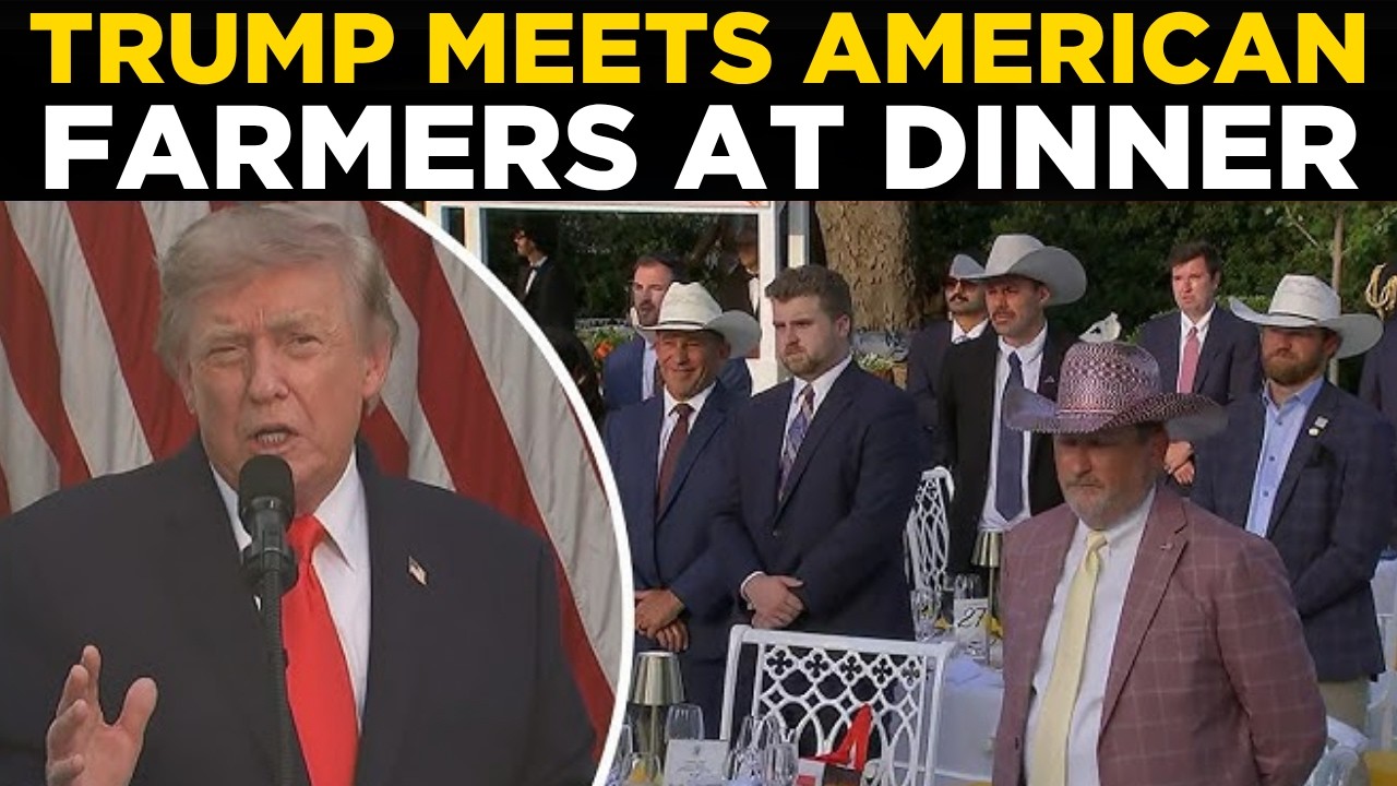 Trump Farmers Dinner LIVE | Trump Announces $11 Billion Emergency Farm Aid & Massive Iran Food Deal