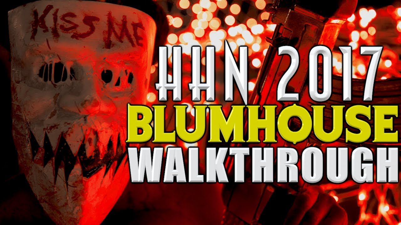 Blumhouse of Horrors Maze Walkthrough - HHN 2017